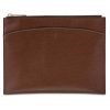 Handmade Designer Travel Pouch in Oakbark | Watson & Wolfe