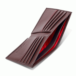 Vegan Leather Wallet in Brown | Watson & Wolfe