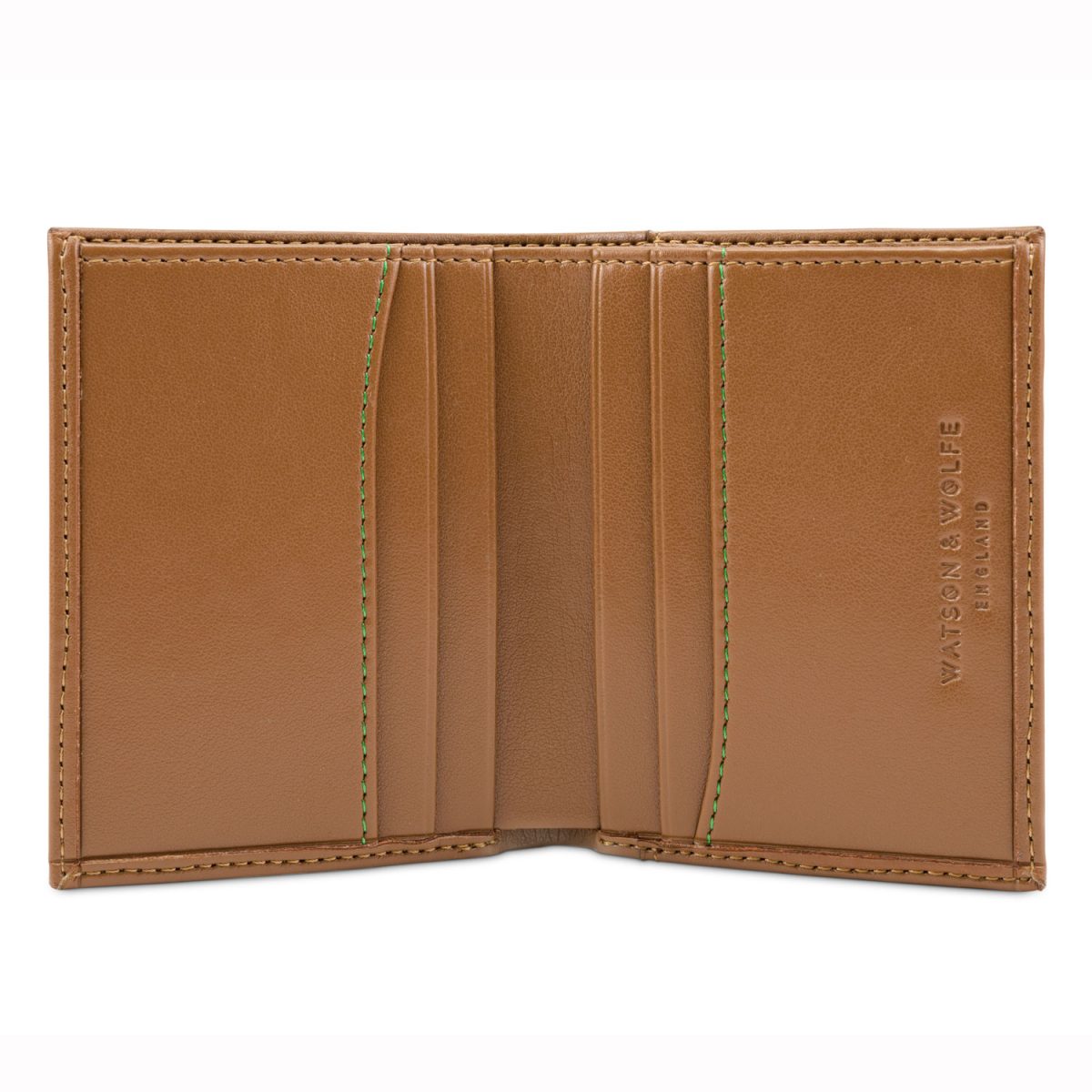 Card Wallet with Notes Pocket in Tan | Card Wallets For Men - Watson ...