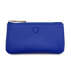 atson & Wolfe X Ethel Loves Me, Key & Coin Purse in Cobalt