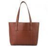 Maddox Vegan Tote Bag in Rust | Watson & Wolfe