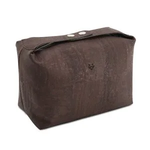 Sustainable Cork Washbags in Brown Cork