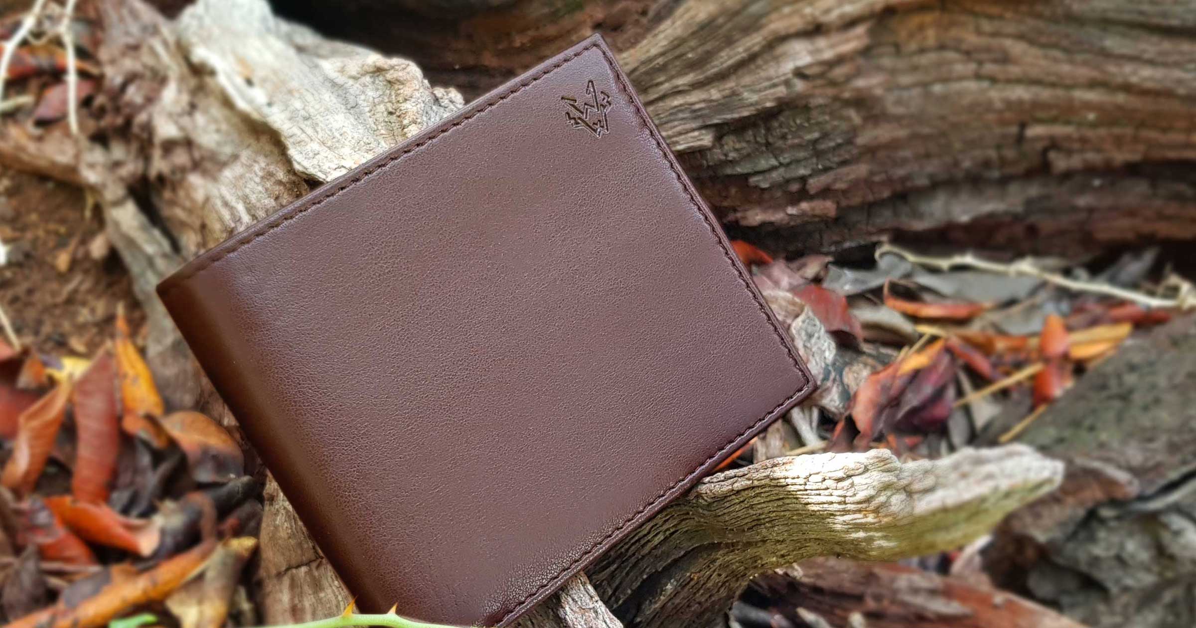 Mens Bifold Wallets with RFID made with cruelty free, vegan materials.