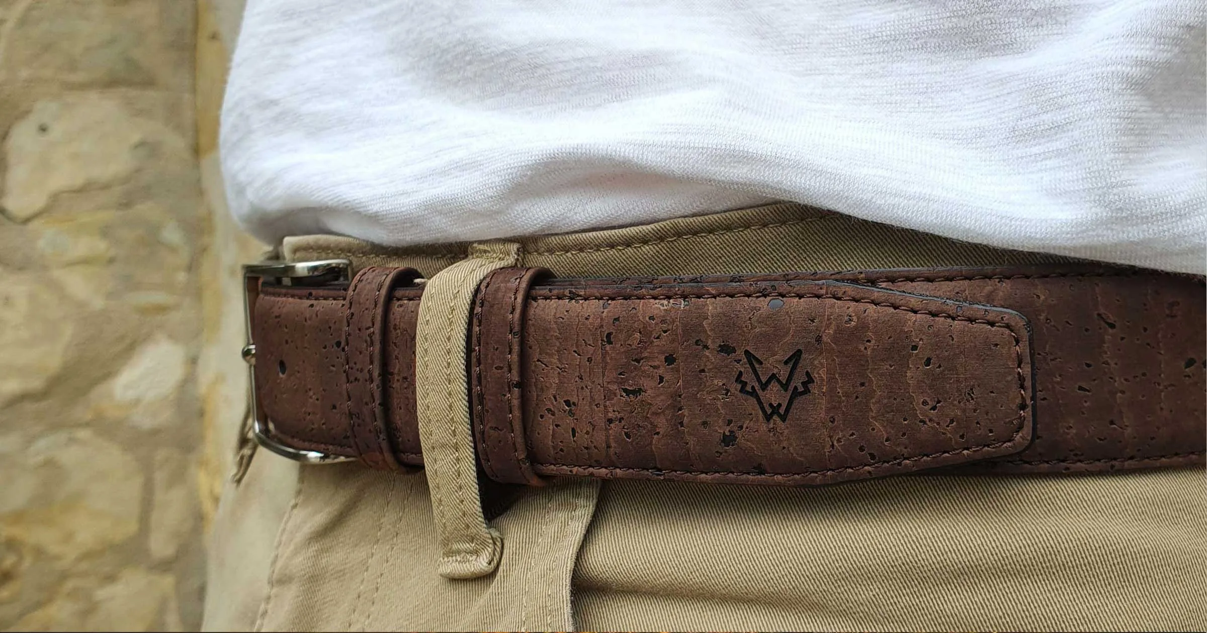 Cork Designs DIANA Natural Cork Belt Women main image 4